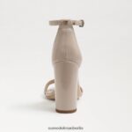 Sam Edelman Yaro-Sandale mit Blockabsatz Frauen Chai-Latte-Patent Schuhwerk 2P8JNV337 - Image 5
