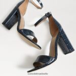 Sam Edelman Yaro-Sandale mit Blockabsatz Frauen Pazifikmarine Schuhwerk 2P8JNV330 - Image 7