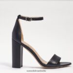 Sam Edelman Yaro-Sandale mit Blockabsatz Frauen schwarzes Leder Schuhwerk 2P8JNV325 - Image 2