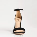 Sam Edelman Yaro-Sandale mit Blockabsatz Frauen schwarzes Wildleder Schuhwerk 2P8JNV338 - Image 3