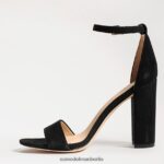 Sam Edelman Yaro-Sandale mit Blockabsatz Frauen schwarzes Wildleder Schuhwerk 2P8JNV338 - Image 4