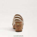 Sam Edelman Yuki-Plateau-Keilabsatz Frauen Gold Blatt Schuhwerk 2P8JNV686 - Image 5
