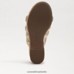 Sam Edelman Yuki-Plateau-Keilabsatz Frauen Gold Blatt Schuhwerk 2P8JNV686 - Image 6